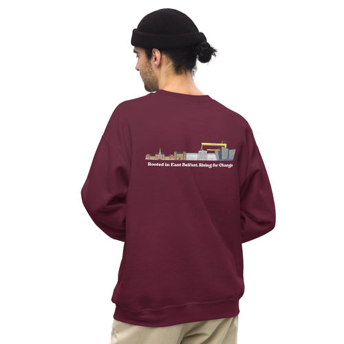 Our stunning sweatshirt in Burgundy, the colour of the season!